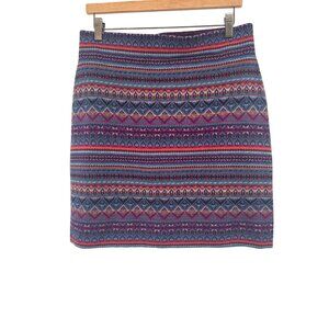 Krimson Klover ziggy FairIsle Wool Southwestern Skirt Size Large